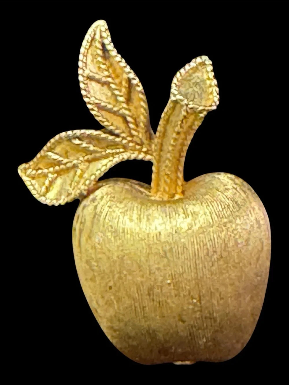 Vintage Avon Gols Apple Pin Brooch